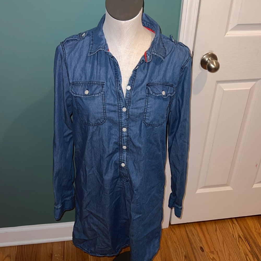 ❄️Per Se Womens denim dress. Size M